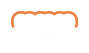 Animated row of teeth under orthodontic aligner icon